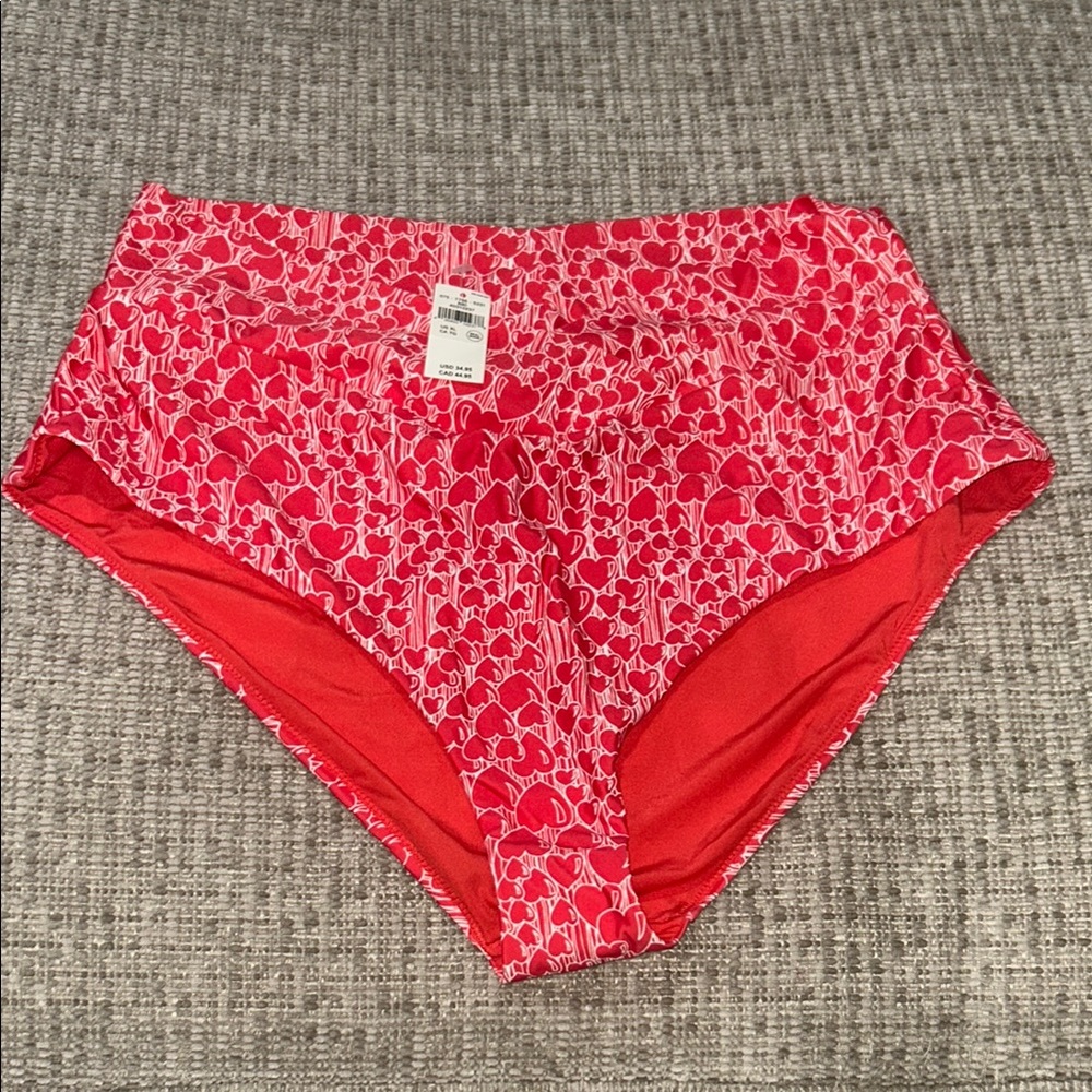 Aerie Women's Heart Patterned Bikini